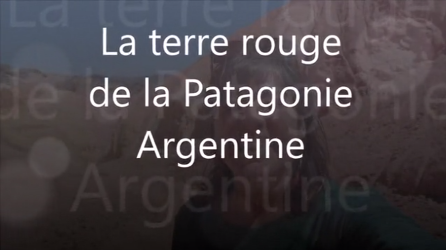 La terre rouge de la Patagonie Argentine