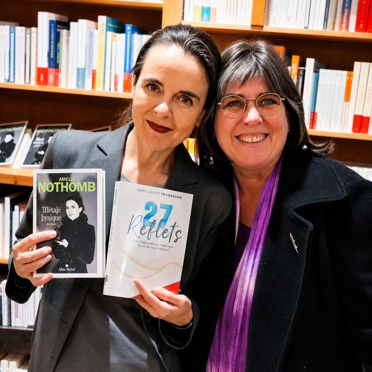 PHOTO — Mary Laure & une lectrice (haut de page) — à importer