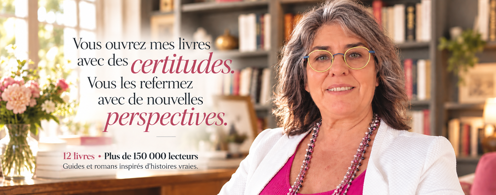 Mary Laure Teyssedre, autrice – Vous ouvrez mes livres avec des certitudes, vous les refermez avec de nouvelles perspectives. 12 livres, plus de 150 000 lecteurs.